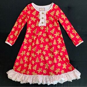Cheeky plum 5t Gingerbread pink nightgown